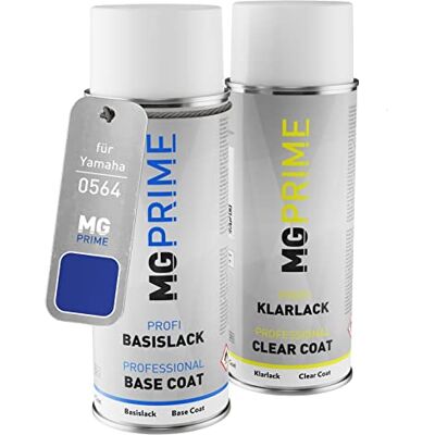 PRiME Tinta para motas em spray para Yamaha 0564 Deep Purplish Blue. +1G Deep Purplish Blue Mica, kit camada de base verniz, aerossóis 400 ml PRiME Tinta para motas em spray para Yamaha 0564 Deep Purplish Blue. +1G Deep Purplish Blue Mica, kit camada de base verniz, aerossóis 400 ml