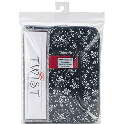 ChiaoGoo TWIST Lace inter. conjunto de agujas 13 cm 2,75-10,00 mm 1 unidade ChiaoGoo TWIST Lace inter. conjunto de agujas 13 cm 2,75-10,00 mm 1 unidade