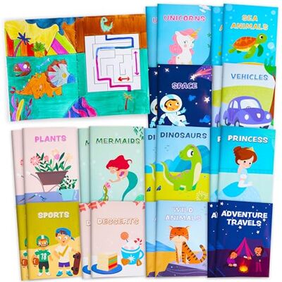 JOYIN 24 peças mistura de livros para colorir para crianças, a granel mini livros para colorir de atividades para festa de aniversário, sacos de presente de classe recheios de viagem de atividades JOYIN 24 peças mistura de livros para colorir para crianças, a granel mini livros para colorir de atividades para festa de aniversário, sacos de presente de classe recheios de viagem de atividades