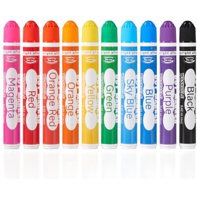 Shuttle 10 cores marcador de pontos lavável, marcadores infantis laváveis não tóxico para criação com 1 livro de atividades de pontos, Dot Markers para educação pré-escolar Shuttle 10 cores marcador de pontos lavável, marcadores infantis laváveis não tóxico para criação com 1 livro de atividades de pontos, Dot Markers para educação pré-escolar