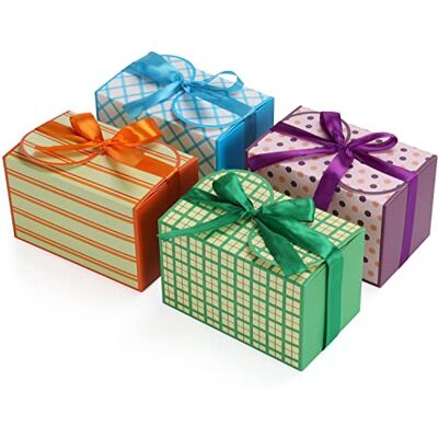 BELLE VOUS Pack de 20 Caixas de Papelão para Presente Caixa Retangular com Fita e Adesivos 10 x 16,5 x 10 cm Caixas para Presentes de Casamento, Festas, Sabonete Caseiro e Doces Cajitas para Doces BELLE VOUS Pack de 20 Caixas de Papelão para Presente Caixa Retangular com Fita e Adesivos 10 x 16,5 x 10 cm Caixas para Presentes de Casamento, Festas, Sabonete Caseiro e Doces Cajitas para Doces