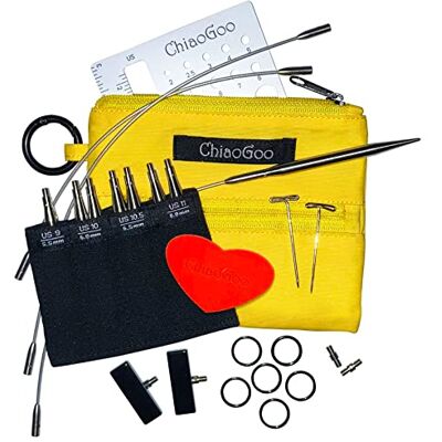 ChiaoGoo TWIST Large Shorties conjunto 8 cm 5,50-8,00 mm 1 unidade ChiaoGoo TWIST Large Shorties conjunto 8 cm 5,50-8,00 mm 1 unidade