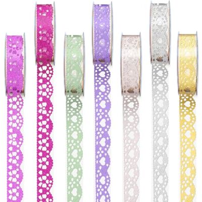 moinkerin 7 rolos fita de renda fitas autocolantes decorativas Washi fita para DIY Scrapbooking artesanato moinkerin 7 rolos fita de renda fitas autocolantes decorativas Washi fita para DIY Scrapbooking artesanato