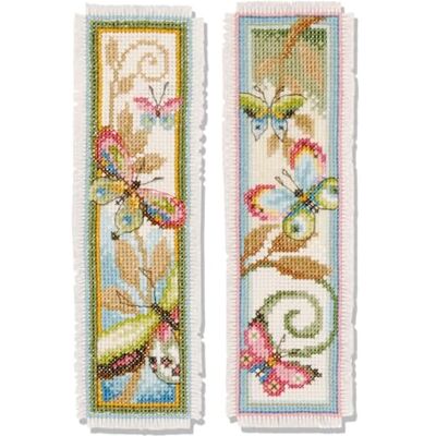 Vervaco Kit bordado ponto cruz contado marcador páginas artesanato conjunto de 2 borboletas Deco Set completo de bordado para iniciantes presente para amante de livros ca. 6 x 20 cm Cross Stitch Vervaco Kit bordado ponto cruz contado marcador páginas artesanato conjunto de 2 borboletas Deco Set completo de bordado para iniciantes presente para amante de livros ca. 6 x 20 cm Cross Stitch