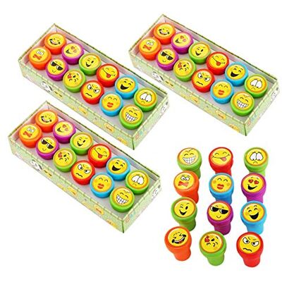 JZK 36x Carimbo de Borracha Emoticon Emoji para Crianças Conjunto de Carimbo Autoentintável para Brinde de Festa Obrigado Presente Enchimento de Saco de Festa JZK 36x Carimbo de Borracha Emoticon Emoji para Crianças Conjunto de Carimbo Autoentintável para Brinde de Festa Obrigado Presente Enchimento de Saco de Festa