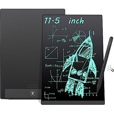 Czemo Quadro de Escrita LCD, Quadro de Escrita LCD de Tela Cheia de 11,5 Polegadas com Lápis Magnético, Anti Toque Incorreto, Escrita Fina, Quadro de Desenho para Crianças e Adultos Czemo Quadro de Escrita LCD, Quadro de Escrita LCD de Tela Cheia de 11,5 Polegadas com Lápis Magnético, Anti Toque Incorreto, Escrita Fina, Quadro de Desenho para Crianças e Adultos