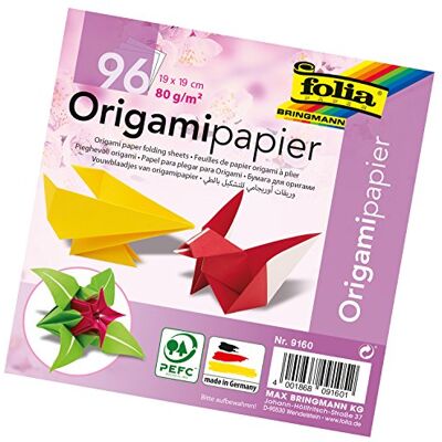Folia , papel para origami (96 folhas de 19 x 19 cm, ) Folia , papel para origami (96 folhas de 19 x 19 cm, )
