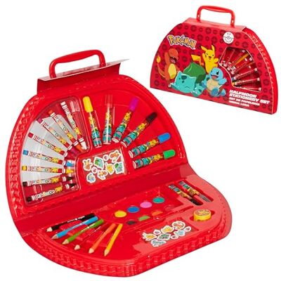 Pokémon - Art Set - Aquarelas - Lápis de cor - Suprimentos de arte Pokémon - Art Set - Aquarelas - Lápis de cor - Suprimentos de arte