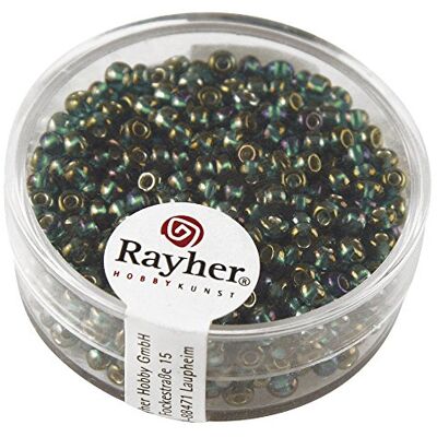 Rayher 14384429 Rocais M. Alimentador de prata Rainbow, 2,6 mm, estojo de 17 g, S Rayher 14384429 Rocais M. Alimentador de prata Rainbow, 2,6 mm, estojo de 17 g, S