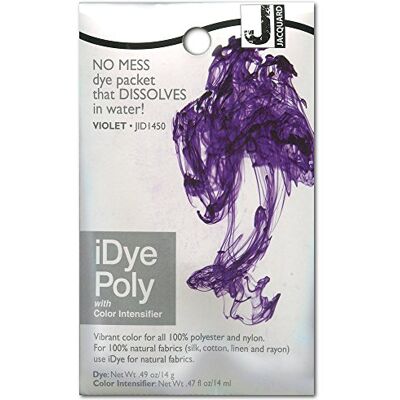 Jacquard Tinta para tecido iDye Poly violeta 14 gramas Jacquard Tinta para tecido iDye Poly violeta 14 gramas