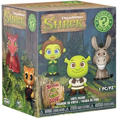 Funko Mystery Mini: DreamWorks 30th Shrek Merchandising oficial de cartoon/animation mini figura de vinil em caixa surpresa presente misterioso para colecionadores Funko Mystery Mini: DreamWorks 30th Shrek Merchandising oficial de cartoon/animation mini figura de vinil em caixa surpresa presente misterioso para colecionadores