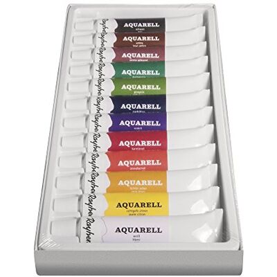Rayher Conjunto de aguarelas para artistas, 12mlx12 cores. Rayher Conjunto de aguarelas para artistas, 12mlx12 cores.