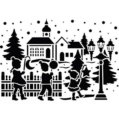 Ideen mit Herz Palmilha de plástico a laser Palmilhas para janelas, DIN A4, Natal e inverno, ideal para decoração de paredes, têxteis, papel, crie as suas próprias imagens para janelas (crianças Ideen mit Herz Palmilha de plástico a laser Palmilhas para janelas, DIN A4, Natal e inverno, ideal para decoração de paredes, têxteis, papel, crie as suas próprias imagens para janelas (crianças