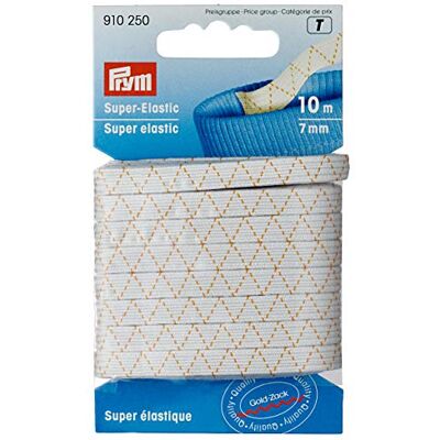 Prym Elástico, branco, 7 mm Prym Elástico, branco, 7 mm