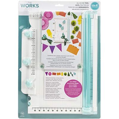 We R Memory Keepers Conjunto 12 ferramentas e acessórios sortidos The Works All-in-One Tool We R Memory Keepers Conjunto 12 ferramentas e acessórios sortidos The Works All-in-One Tool