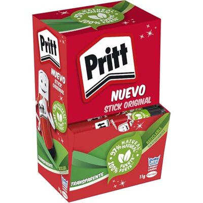 Pritt Barra adesiva 11 g (embalagem de 15), cola infantil segura para crianças para fazer artesanato, cola universal de adesão forte para estojo escolar e escritório, Stick Pritt Barra adesiva 11 g (embalagem de 15), cola infantil segura para crianças para fazer artesanato, cola universal de adesão forte para estojo escolar e escritório, Stick