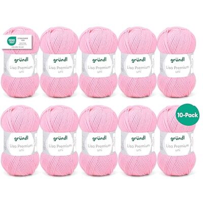 Gründl Vlna 760 Rosa de Bebê - Fio Gründl Vlna 760 Rosa de Bebê - Fio
