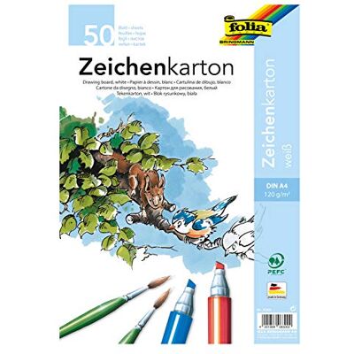 Folia Bringmann Papel de desenho (tamanho A4, 120 g/m², 50 folhas) Folia Bringmann Papel de desenho (tamanho A4, 120 g/m², 50 folhas)