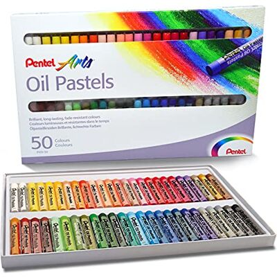 Pentel Arts conjunto de 50 bolos de óleo, multicolorido Pentel Arts conjunto de 50 bolos de óleo, multicolorido