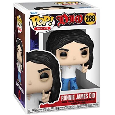 Funko Pop! Rocks: Ronnie James DIO Figura de vinil colecionável ideia para presente- Mercadoria oficial Brinquedos para crianças e adultos Fãs musicais boneco para colecionadores e exposição Funko Pop! Rocks: Ronnie James DIO Figura de vinil colecionável ideia para presente- Mercadoria oficial Brinquedos para crianças e adultos Fãs musicais boneco para colecionadores e exposição