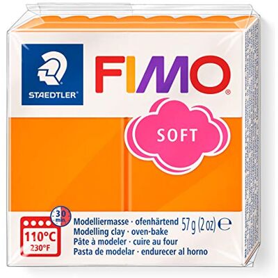 STAEDTLER Fimo 8020 Pasta de modelar, cor de laranja STAEDTLER Fimo 8020 Pasta de modelar, cor de laranja