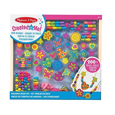Melissa & Doug Conjunto de contas de madeira, kit para fazer pulseiras menina e colares: 200 contas sortidas artesanato meninas contas para pulseiras presente menina 4 anos certificados FSC Melissa & Doug Conjunto de contas de madeira, kit para fazer pulseiras menina e colares: 200 contas sortidas artesanato meninas contas para pulseiras presente menina 4 anos certificados FSC