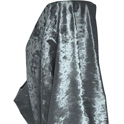 A-Express Tela de Terciopelo Aplastado Suave Material para Cortinas e Almofadas de Costureira 140cm de Largura Meio Metro (50cm x 140cm) Cinza Aço A-Express Tela de Terciopelo Aplastado Suave Material para Cortinas e Almofadas de Costureira 140cm de Largura Meio Metro (50cm x 140cm) Cinza Aço