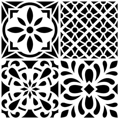 Artemio Diamante cimento florido palmilha Home Déco, plástico, multicolor, 30 x 30 cm Artemio Diamante cimento florido palmilha Home Déco, plástico, multicolor, 30 x 30 cm