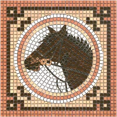 ALEA Mosaic Kit mosaico DIY trabalhos manuais, 20 x 20 cm cavalo ALEA Mosaic Kit mosaico DIY trabalhos manuais, 20 x 20 cm cavalo