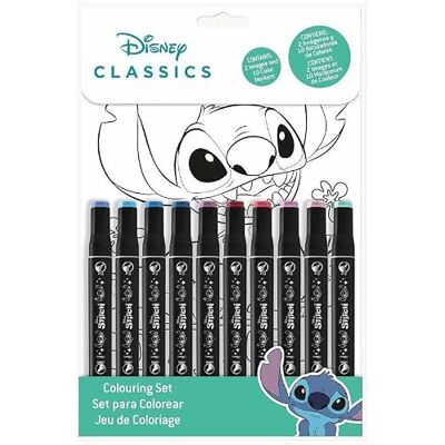 Disney Stitch Kids 2 peças de pintura por números com marcadores de caneta, artes e artesanato Disney Stitch Kids 2 peças de pintura por números com marcadores de caneta, artes e artesanato