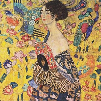 YSCOLOR Diamond Painting Lady with Fan Full redondo diamante pintura Gustav Klimt DIY imagens de mosaico de diamantes de imitação pintura passatempo artesãos 30 x 30 cm YSCOLOR Diamond Painting Lady with Fan Full redondo diamante pintura Gustav Klimt DIY imagens de mosaico de diamantes de imitação pintura passatempo artesãos 30 x 30 cm