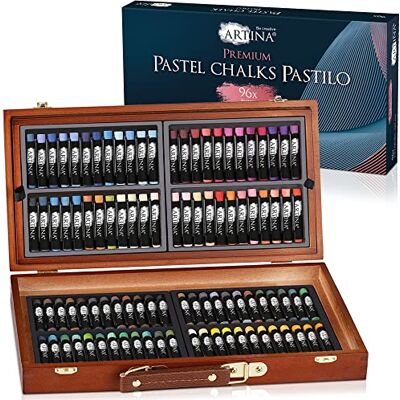 Artina - Pastilo - 96 cores - pastéis macios - conjunto Artina - Pastilo - 96 cores - pastéis macios - conjunto
