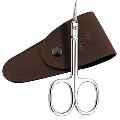 marQus Tesouras para cutículas premium Solingen/Alemanha extra afiadas com lâmina curvada e capa para unhas das mãos e dos pés também adequadas para canhotos marQus Tesouras para cutículas premium Solingen/Alemanha extra afiadas com lâmina curvada e capa para unhas das mãos e dos pés também adequadas para canhotos