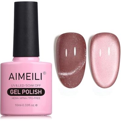 AIMEILI 9D olho de gato vernizes semipermanentes para unhas sem crueldade vegan magnético Soak Off UV LED permanentes verniz de unhas 10 ml, 734 AIMEILI 9D olho de gato vernizes semipermanentes para unhas sem crueldade vegan magnético Soak Off UV LED permanentes verniz de unhas 10 ml, 734