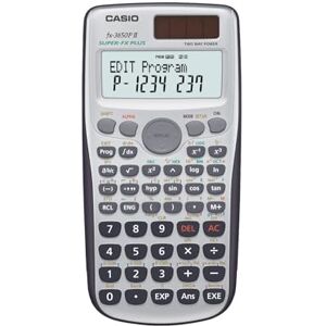 Casio Calculadora programável, 12 x 80 x 162 mm, cinzento Casio Calculadora programável, 12 x 80 x 162 mm, cinzento