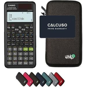 Casio fx-991ES Plus 2nd Edition com capa protetora WYNGS cinzento escuro calculadora científica pacote básico Casio fx-991ES Plus 2nd Edition com capa protetora WYNGS cinzento escuro calculadora científica pacote básico