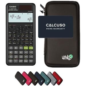 Casio fx-85ES Plus 2ª Edição com Estojo Protetor WYNGS Preto Calculadora Científica Pacote Básico Casio fx-85ES Plus 2ª Edição com Estojo Protetor WYNGS Preto Calculadora Científica Pacote Básico