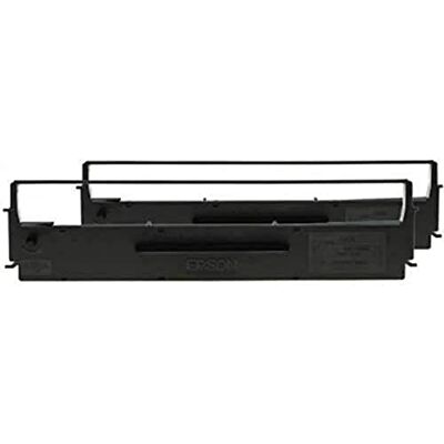 Epson SIDM Black Ribbon Cartridge fita de impressoras matriciais (LX-350/300 +/300 + II, preto, matriz de malha, 400000 caracteres, preto, ), Epson SIDM Black Ribbon Cartridge fita de impressoras matriciais (LX-350/300 +/300 + II, preto, matriz de malha, 400000 caracteres, preto, ),