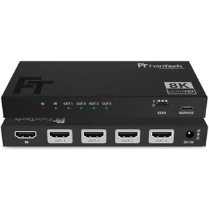 FeinTech SP410 Divisor HDMI - 8K 4K 120Hz Gaming - 4 Telas FeinTech SP410 Divisor HDMI - 8K 4K 120Hz Gaming - 4 Telas