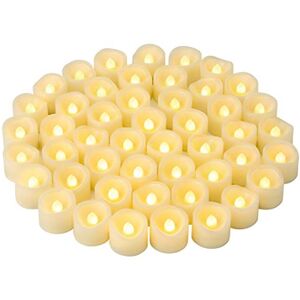 CANDLE IDEA - 48_LED_Votive_Lights - Flameless - LED Tealights CANDLE IDEA - 48_LED_Votive_Lights - Flameless - LED Tealights