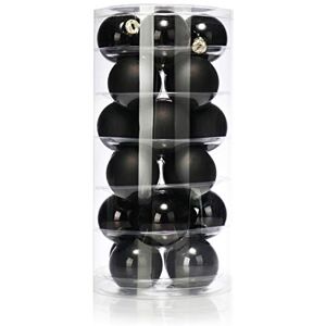 com-four ® 24 bolas de Natal, bolas de vidro real para o Natal, ornamentos para árvore de Natal, Ø 6 cm com-four ® 24 bolas de Natal, bolas de vidro real para o Natal, ornamentos para árvore de Natal, Ø 6 cm