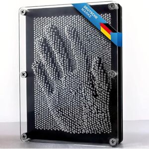 GOODS+GADGETS Quadro de unhas 3D Pinart Picture escultura retro de brinquedo com unhas de metal 20 x 5 cm GOODS+GADGETS Quadro de unhas 3D Pinart Picture escultura retro de brinquedo com unhas de metal 20 x 5 cm