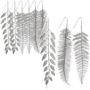 com-four ® 9X ramo brilhante arranjo de brilho para decoração de Natal decoração para árvore de Natal e muito mais (09 peças Ramos 32 cm) com-four ® 9X ramo brilhante arranjo de brilho para decoração de Natal decoração para árvore de Natal e muito mais (09 peças Ramos 32 cm)