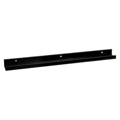 LOLAhome Prateleira flutuante de parede de madeira preta para quadros de 80 x 9,5 x Repressa estreita com borda para segurar quadros, molduras de fotos e decoração. LOLAhome Prateleira flutuante de parede de madeira preta para quadros de 80 x 9,5 x Repressa estreita com borda para segurar quadros, molduras de fotos e decoração.