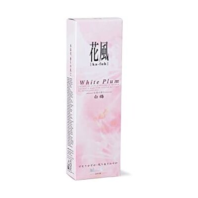 nippon kodo Incenso Kafuh ameixa branca, hastes de incenso natural japonês, fragrância de ameixa branca, feito à mão no Japão, cerca de 100 peças nippon kodo Incenso Kafuh ameixa branca, hastes de incenso natural japonês, fragrância de ameixa branca, feito à mão no Japão, cerca de 100 peças
