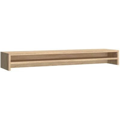 vidaXL Suporte mesa para ecrã contraplacado decoração interior casa acessórios TV centros entretenimento cor carvalho sonoma 100 x 24 x 13 cm vidaXL Suporte mesa para ecrã contraplacado decoração interior casa acessórios TV centros entretenimento cor carvalho sonoma 100 x 24 x 13 cm