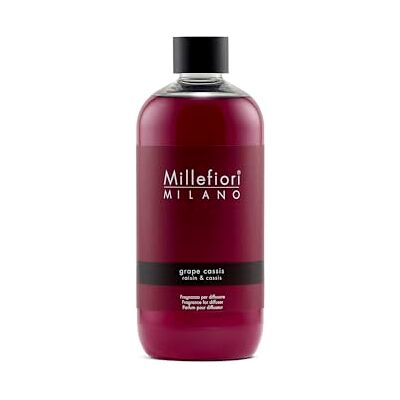 Millefiori Milano Bege de UVA natural substituição para difusor (500 ml, vermelho, 8,1 x 6,5 x 17,7 cm Millefiori Milano Bege de UVA natural substituição para difusor (500 ml, vermelho, 8,1 x 6,5 x 17,7 cm
