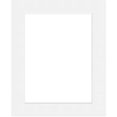 DEHA Design paspartú 50 x 70 cm para foto em 40 x 60 cm, branco brilhante DEHA Design paspartú 50 x 70 cm para foto em 40 x 60 cm, branco brilhante