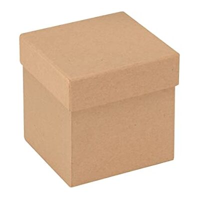 Glorex Dados de cartão natural, 11,5 x 11,5 x 11,5 cm Glorex Dados de cartão natural, 11,5 x 11,5 x 11,5 cm