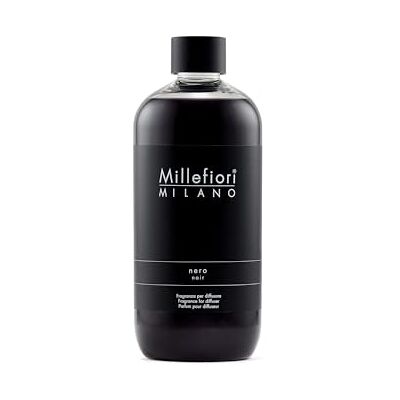 Millefiori Milano Recarga para difusor de varetas, 500 ml, preto, 12,5 x 6,5 x 17,7 cm Millefiori Milano Recarga para difusor de varetas, 500 ml, preto, 12,5 x 6,5 x 17,7 cm